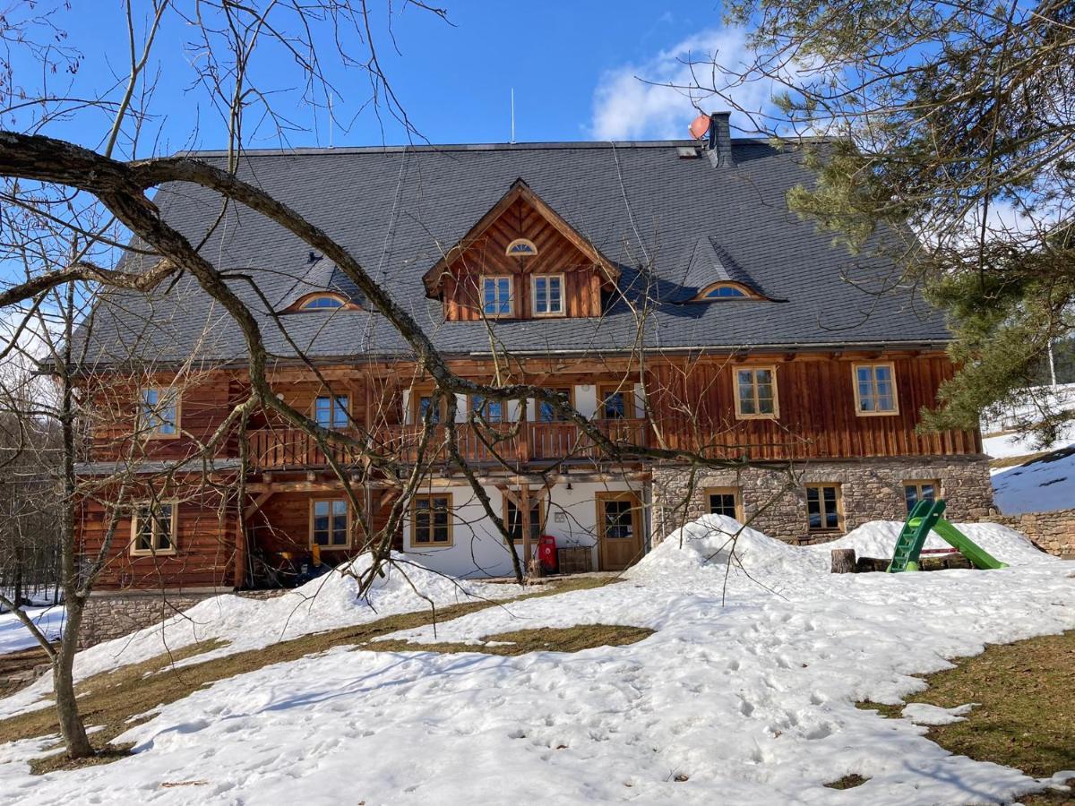 Готель Samota U Hadince Bartosovice v Orlickych Horach Екстер'єр фото