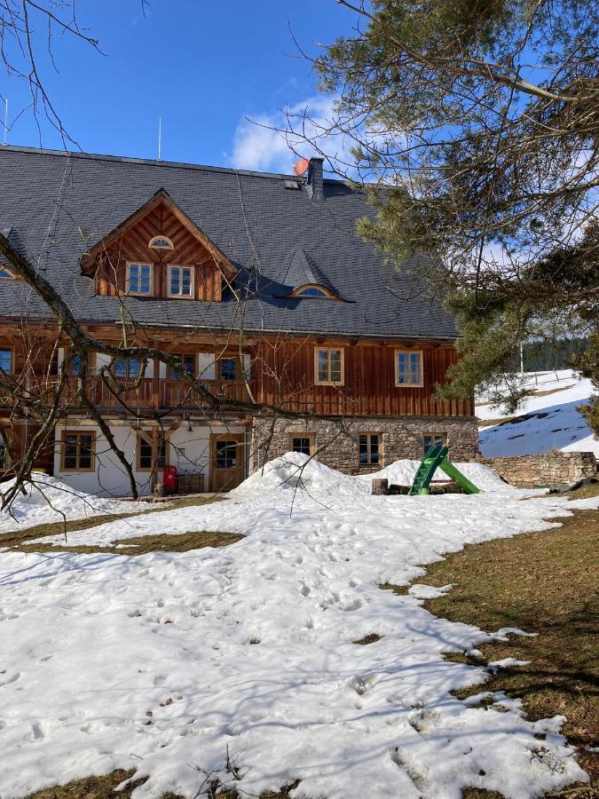 Готель Samota U Hadince Bartosovice v Orlickych Horach Екстер'єр фото